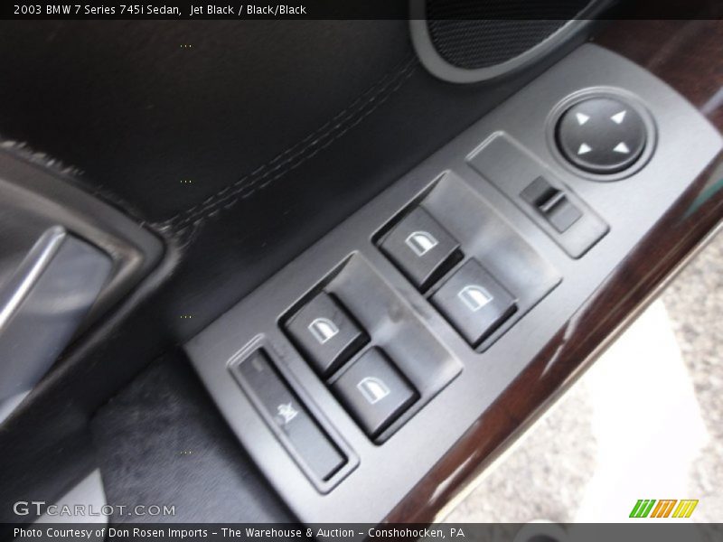 Jet Black / Black/Black 2003 BMW 7 Series 745i Sedan