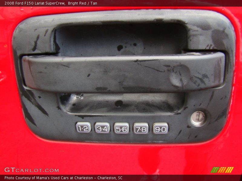 Bright Red / Tan 2008 Ford F150 Lariat SuperCrew