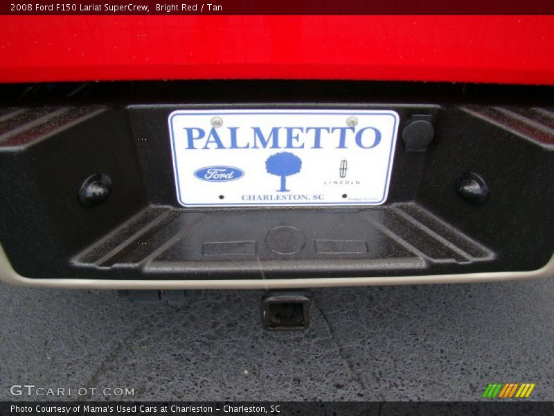 Bright Red / Tan 2008 Ford F150 Lariat SuperCrew