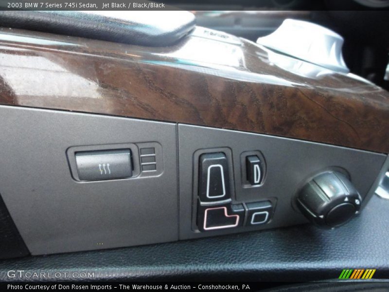 Jet Black / Black/Black 2003 BMW 7 Series 745i Sedan