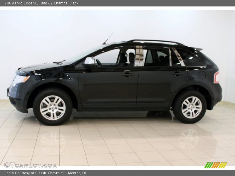 Black / Charcoal Black 2009 Ford Edge SE