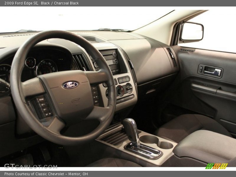 Black / Charcoal Black 2009 Ford Edge SE
