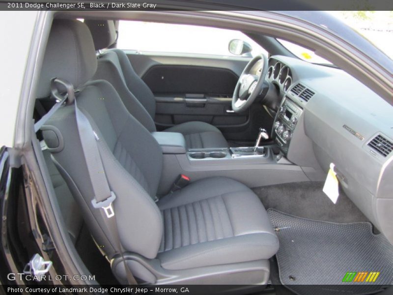 Black / Dark Slate Gray 2011 Dodge Challenger SE