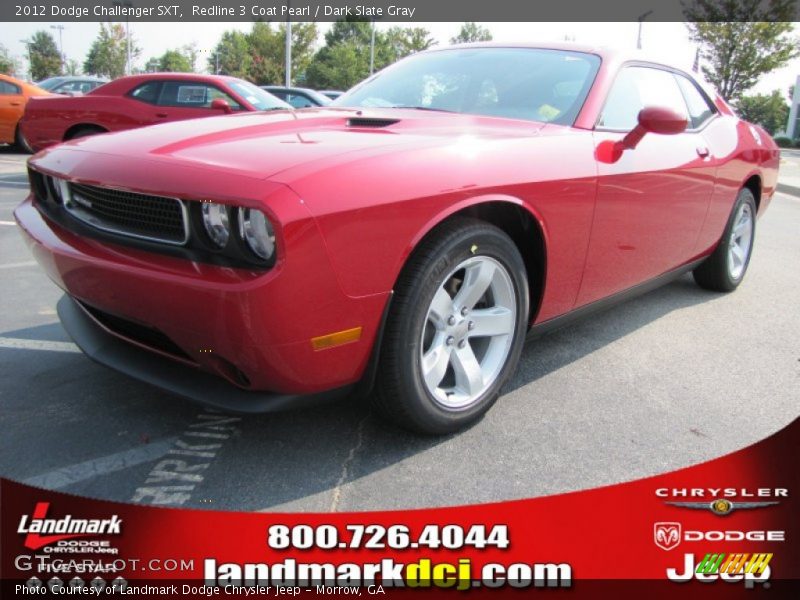Redline 3 Coat Pearl / Dark Slate Gray 2012 Dodge Challenger SXT