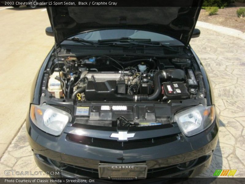 Black / Graphite Gray 2003 Chevrolet Cavalier LS Sport Sedan