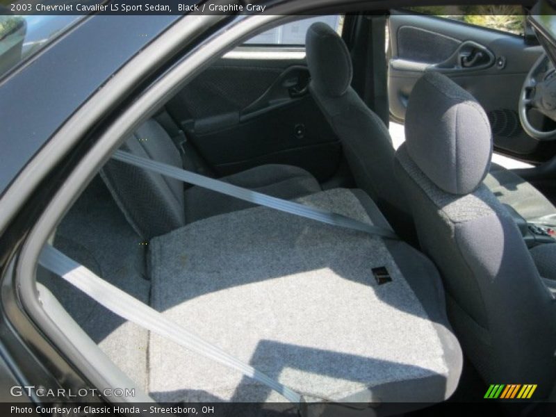 Black / Graphite Gray 2003 Chevrolet Cavalier LS Sport Sedan