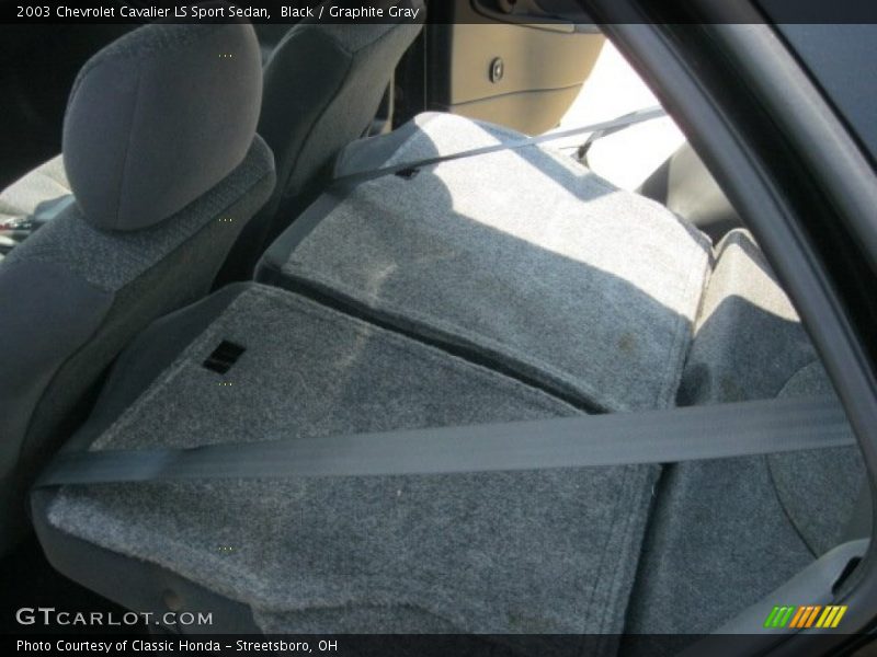 Black / Graphite Gray 2003 Chevrolet Cavalier LS Sport Sedan