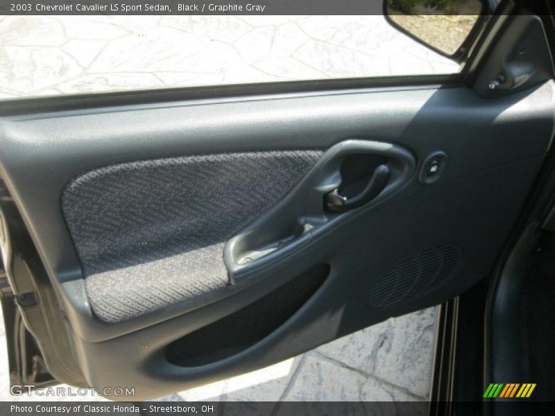 Black / Graphite Gray 2003 Chevrolet Cavalier LS Sport Sedan