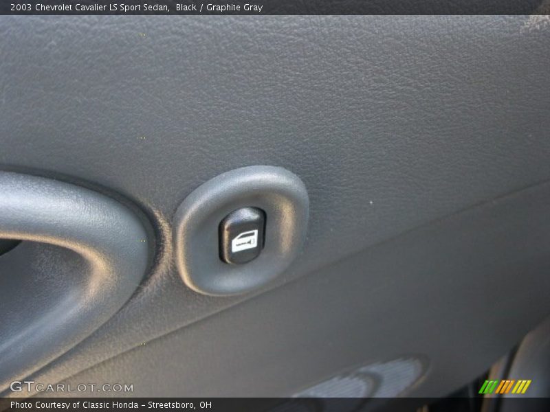 Black / Graphite Gray 2003 Chevrolet Cavalier LS Sport Sedan