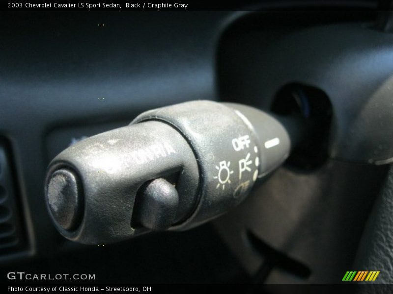 Black / Graphite Gray 2003 Chevrolet Cavalier LS Sport Sedan