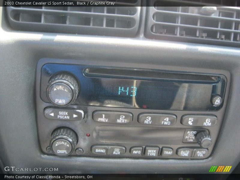 Audio System of 2003 Cavalier LS Sport Sedan