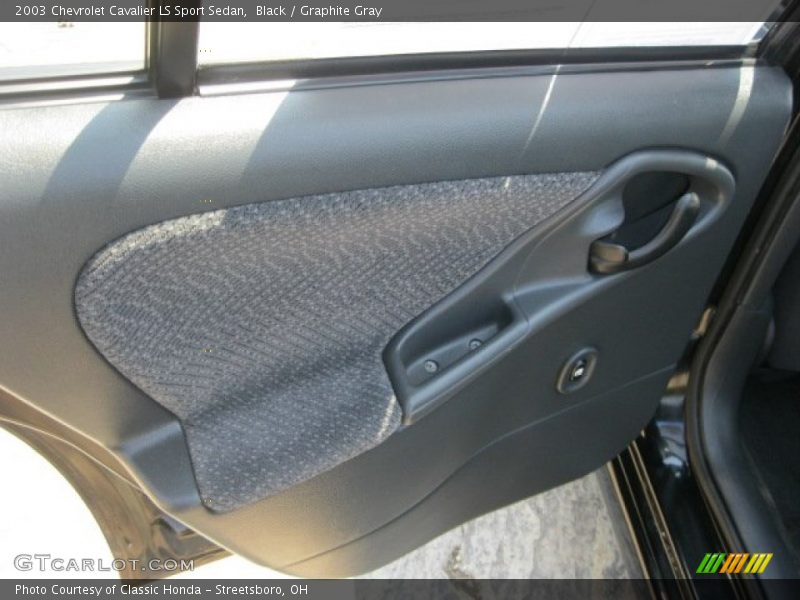 Black / Graphite Gray 2003 Chevrolet Cavalier LS Sport Sedan