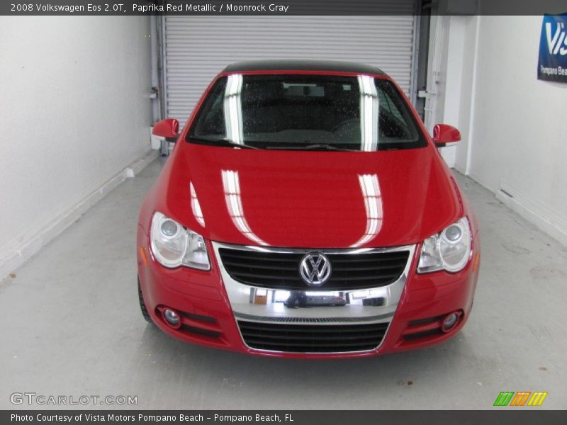 Paprika Red Metallic / Moonrock Gray 2008 Volkswagen Eos 2.0T