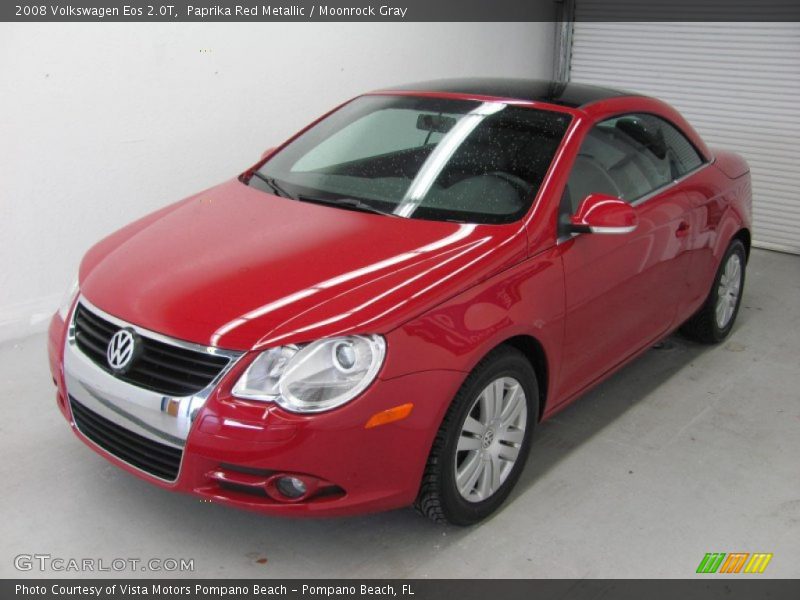 Paprika Red Metallic / Moonrock Gray 2008 Volkswagen Eos 2.0T