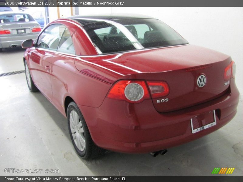 Paprika Red Metallic / Moonrock Gray 2008 Volkswagen Eos 2.0T