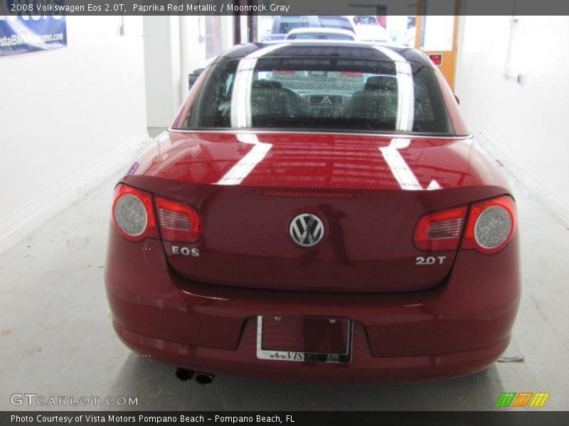 Paprika Red Metallic / Moonrock Gray 2008 Volkswagen Eos 2.0T