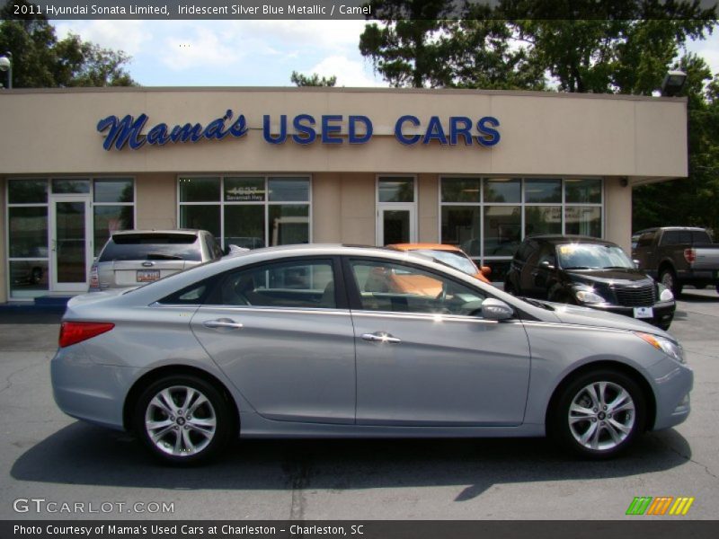 Iridescent Silver Blue Metallic / Camel 2011 Hyundai Sonata Limited