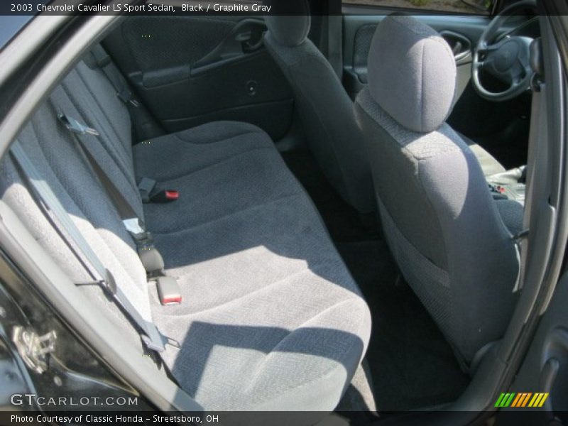 Black / Graphite Gray 2003 Chevrolet Cavalier LS Sport Sedan