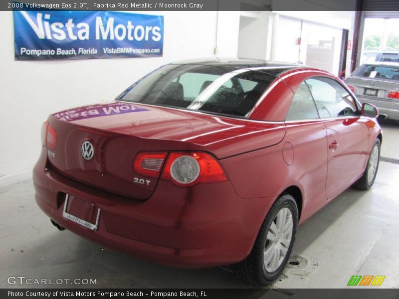 Paprika Red Metallic / Moonrock Gray 2008 Volkswagen Eos 2.0T
