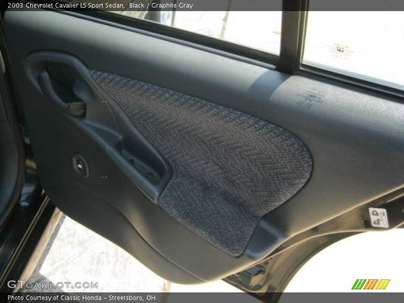 Black / Graphite Gray 2003 Chevrolet Cavalier LS Sport Sedan
