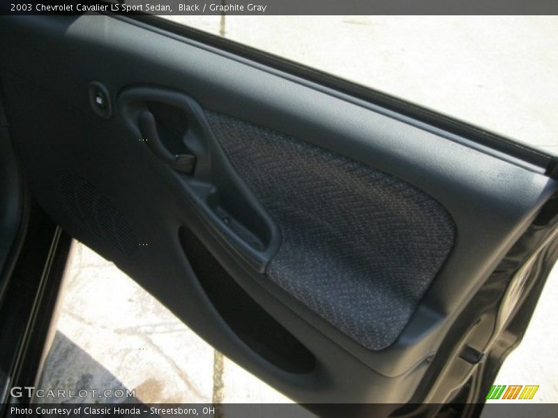 Black / Graphite Gray 2003 Chevrolet Cavalier LS Sport Sedan
