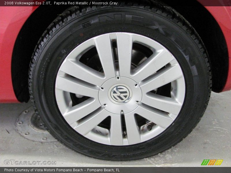 Paprika Red Metallic / Moonrock Gray 2008 Volkswagen Eos 2.0T