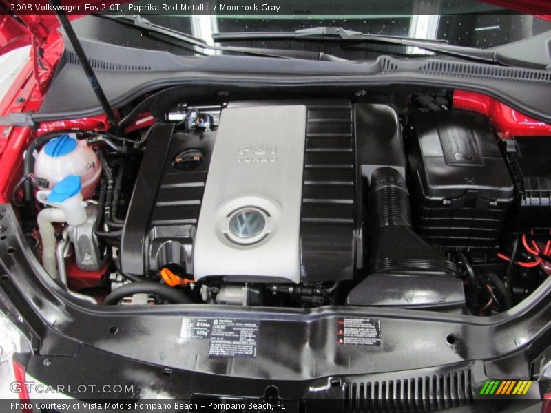 Paprika Red Metallic / Moonrock Gray 2008 Volkswagen Eos 2.0T