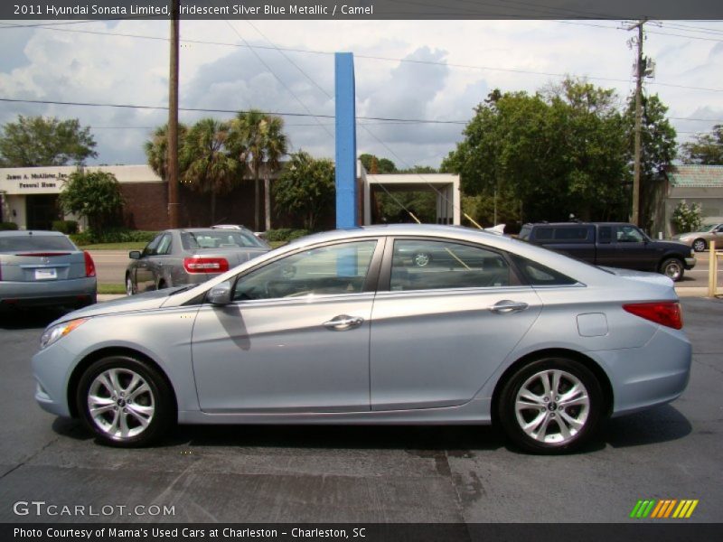 Iridescent Silver Blue Metallic / Camel 2011 Hyundai Sonata Limited