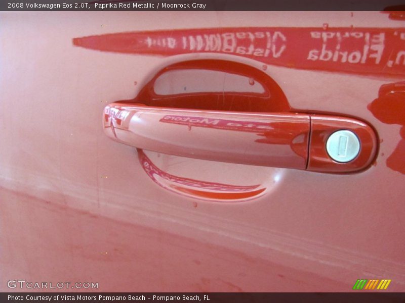 Paprika Red Metallic / Moonrock Gray 2008 Volkswagen Eos 2.0T