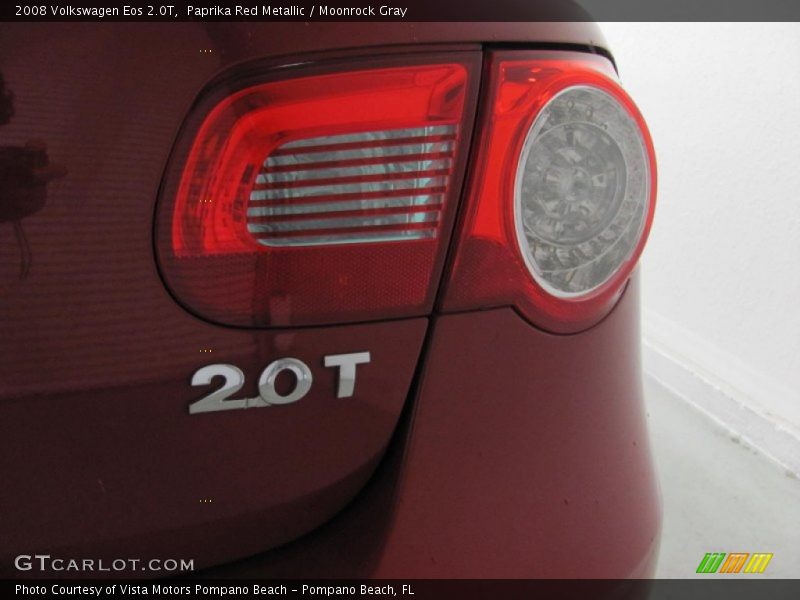 Paprika Red Metallic / Moonrock Gray 2008 Volkswagen Eos 2.0T