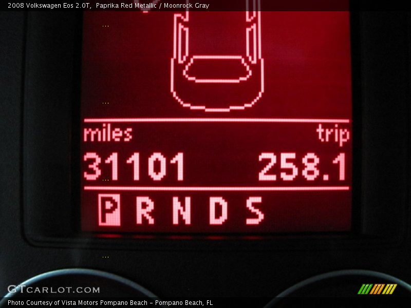 Paprika Red Metallic / Moonrock Gray 2008 Volkswagen Eos 2.0T