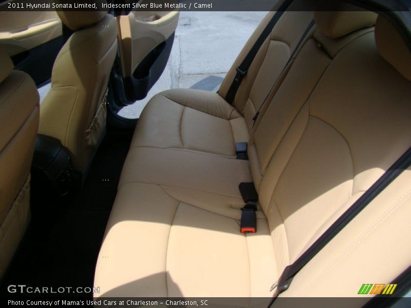 Iridescent Silver Blue Metallic / Camel 2011 Hyundai Sonata Limited