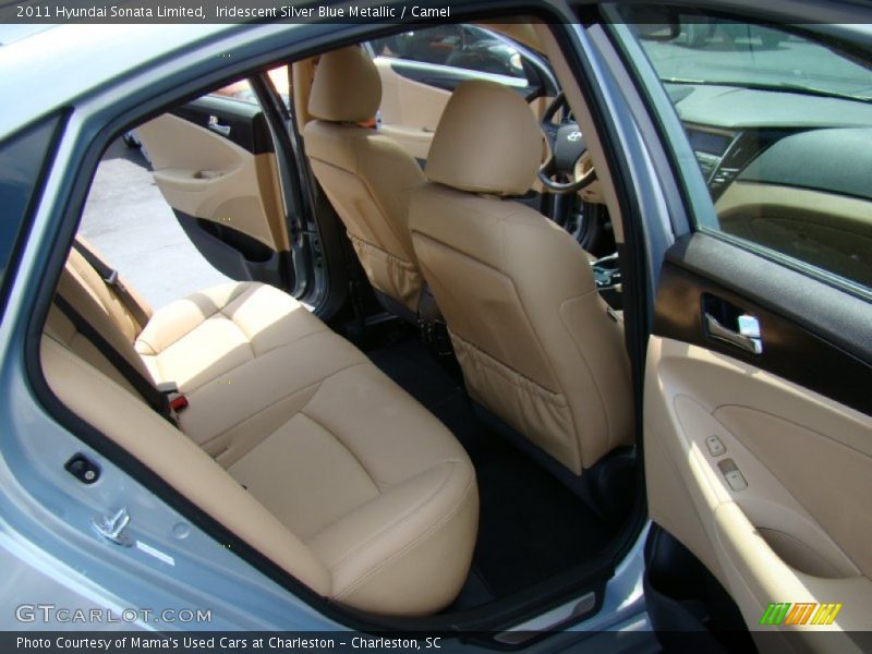 Iridescent Silver Blue Metallic / Camel 2011 Hyundai Sonata Limited