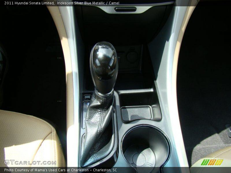 Iridescent Silver Blue Metallic / Camel 2011 Hyundai Sonata Limited