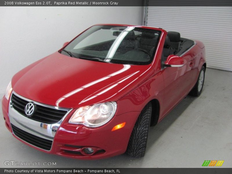 Paprika Red Metallic / Moonrock Gray 2008 Volkswagen Eos 2.0T