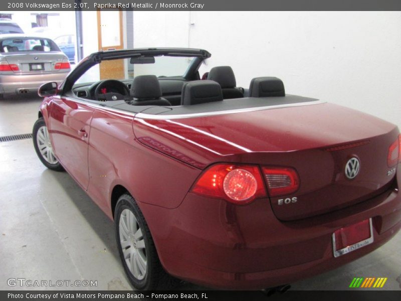 Paprika Red Metallic / Moonrock Gray 2008 Volkswagen Eos 2.0T