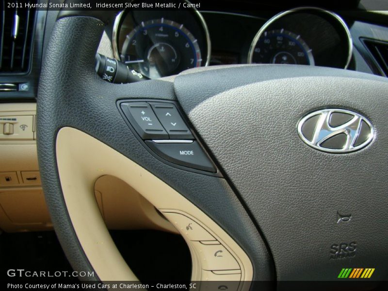 Iridescent Silver Blue Metallic / Camel 2011 Hyundai Sonata Limited