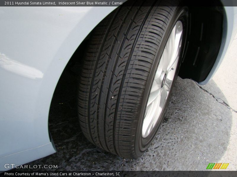 Iridescent Silver Blue Metallic / Camel 2011 Hyundai Sonata Limited