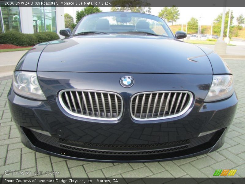 Monaco Blue Metallic / Black 2006 BMW Z4 3.0si Roadster