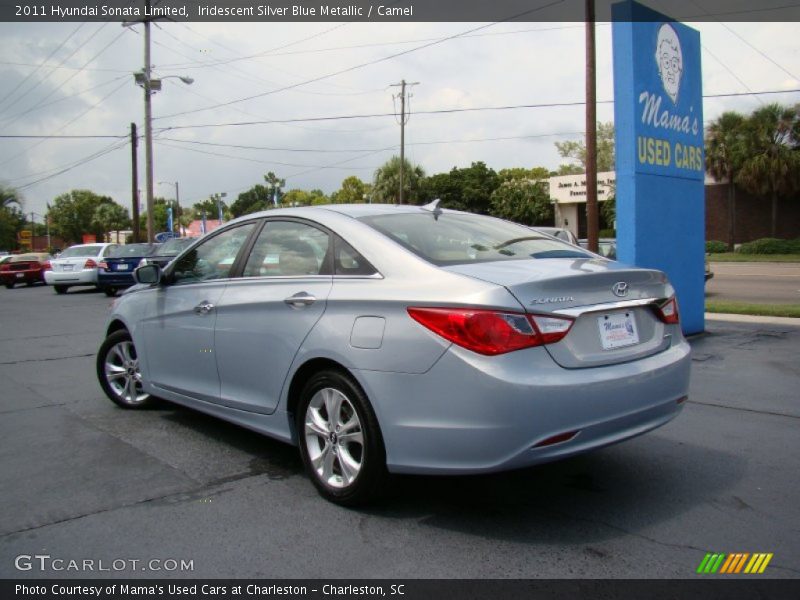 Iridescent Silver Blue Metallic / Camel 2011 Hyundai Sonata Limited