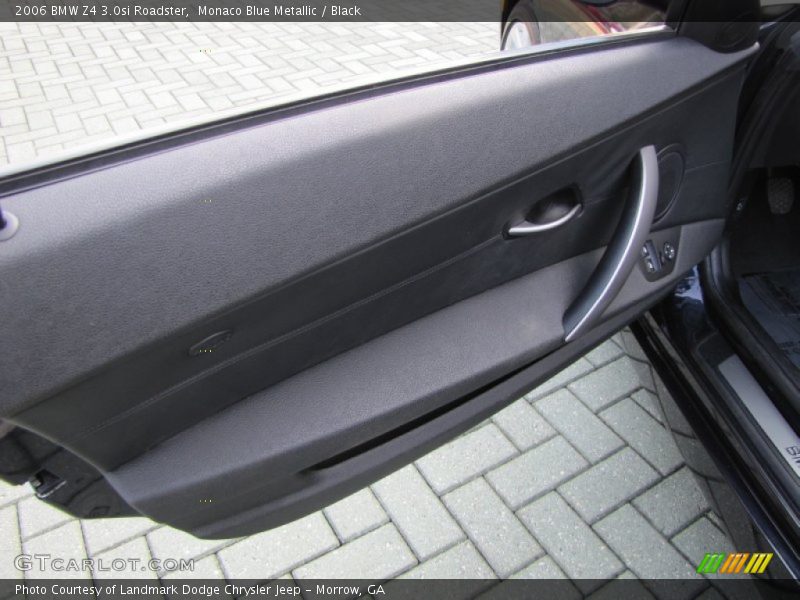 Monaco Blue Metallic / Black 2006 BMW Z4 3.0si Roadster