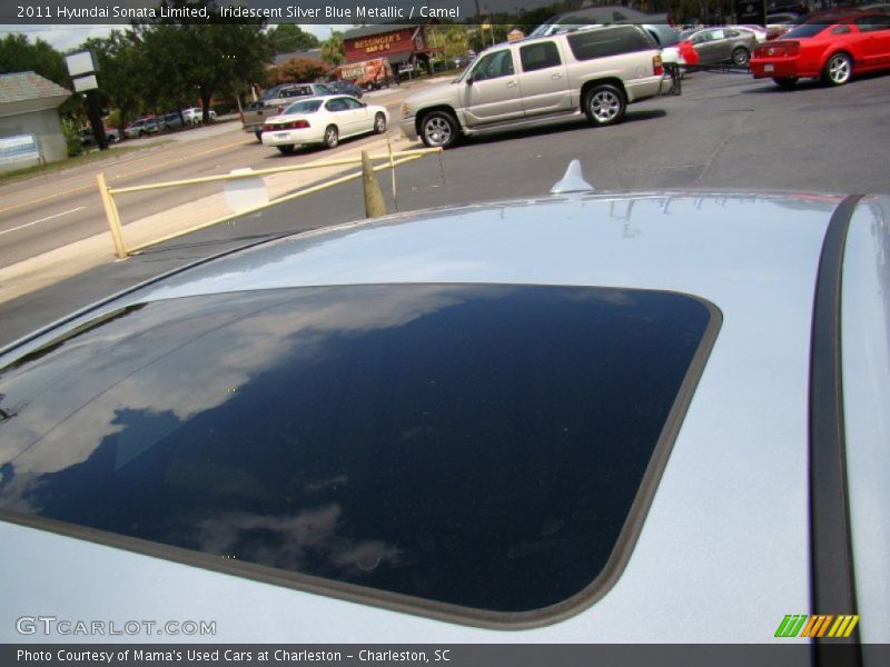 Iridescent Silver Blue Metallic / Camel 2011 Hyundai Sonata Limited