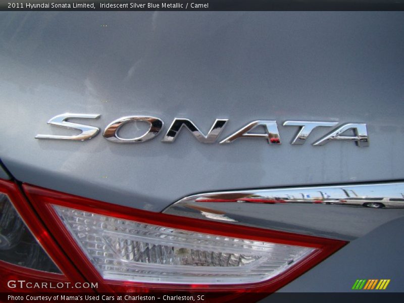 Iridescent Silver Blue Metallic / Camel 2011 Hyundai Sonata Limited