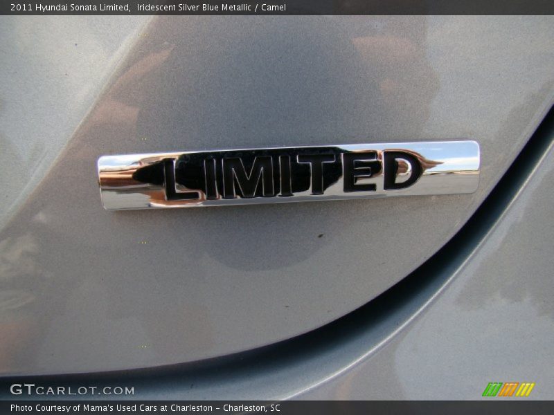 Iridescent Silver Blue Metallic / Camel 2011 Hyundai Sonata Limited