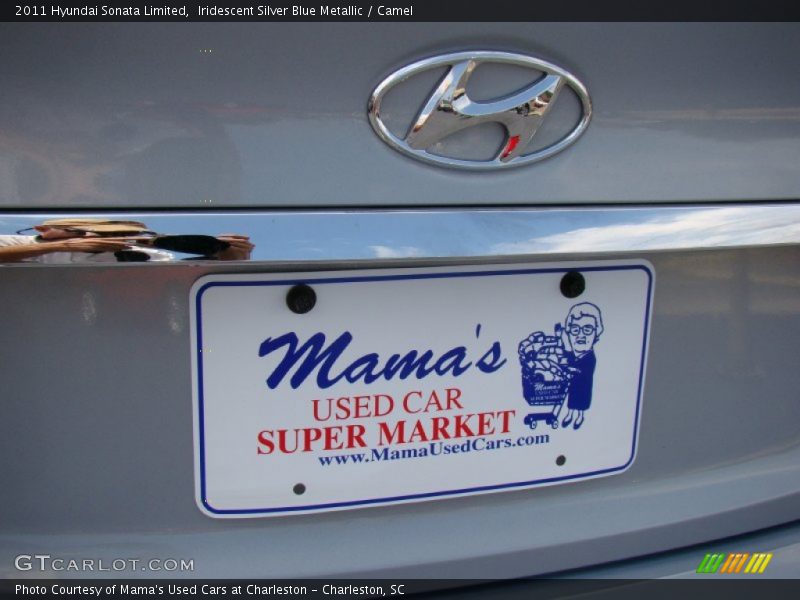 Iridescent Silver Blue Metallic / Camel 2011 Hyundai Sonata Limited