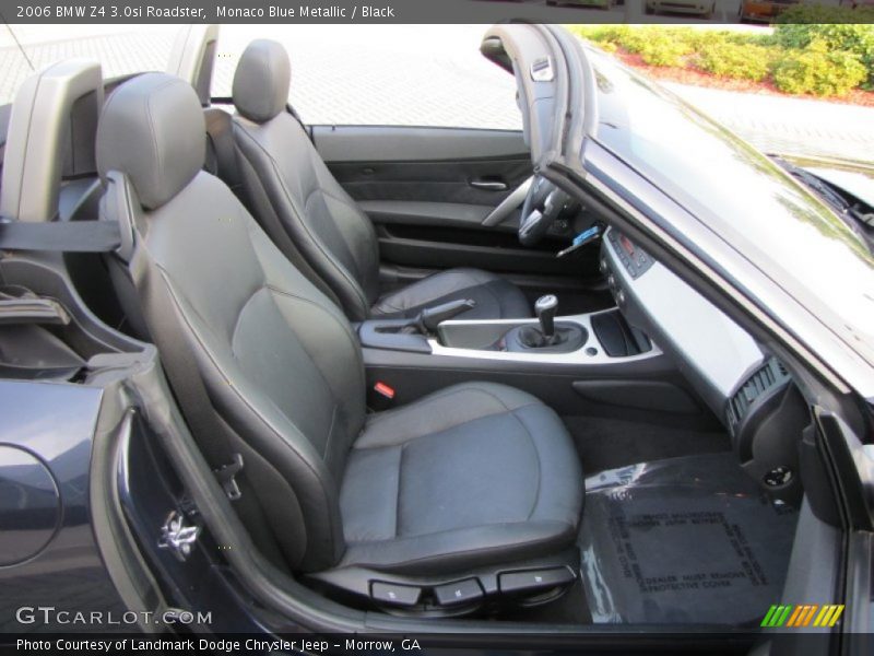 Monaco Blue Metallic / Black 2006 BMW Z4 3.0si Roadster