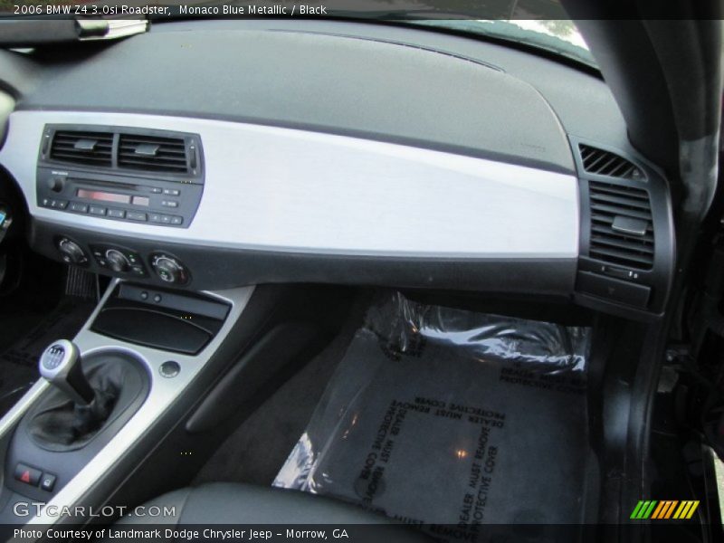 Monaco Blue Metallic / Black 2006 BMW Z4 3.0si Roadster