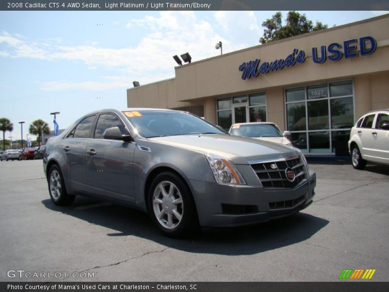 Light Platinum / Light Titanium/Ebony 2008 Cadillac CTS 4 AWD Sedan
