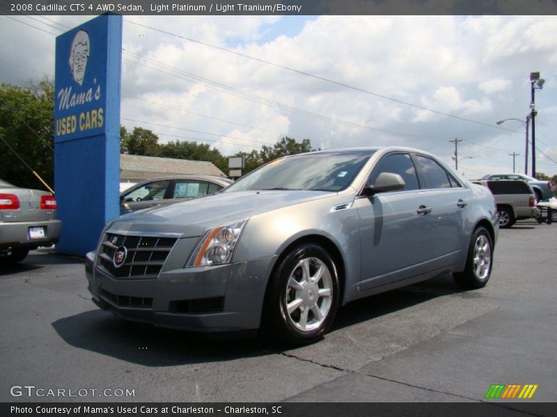 Light Platinum / Light Titanium/Ebony 2008 Cadillac CTS 4 AWD Sedan