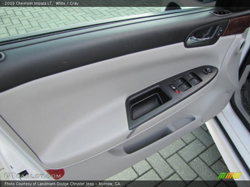 White / Gray 2009 Chevrolet Impala LT